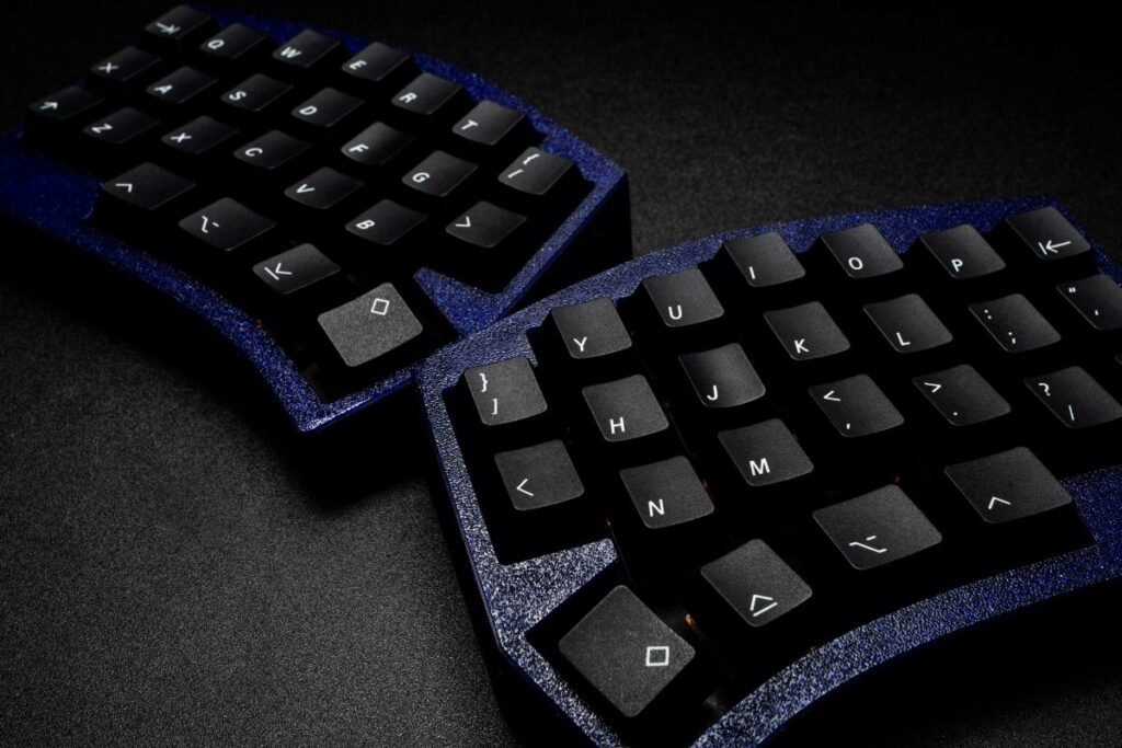 teclado ergonomico dividido