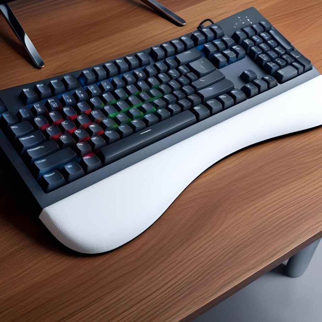 teclado ergonomico mecanico curvado